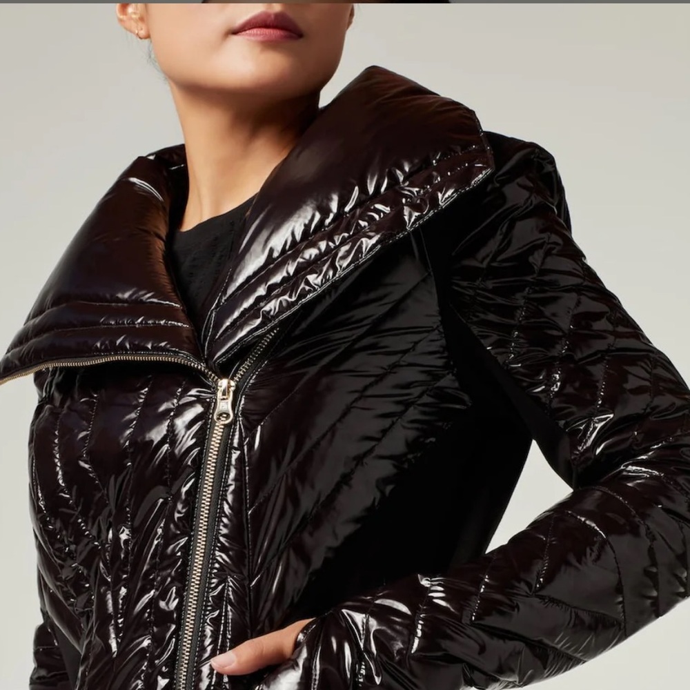 Blanc Nior Gold Motion Panel Puffer-NTW